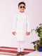 Boy's' White Kurta Pyjama Set
